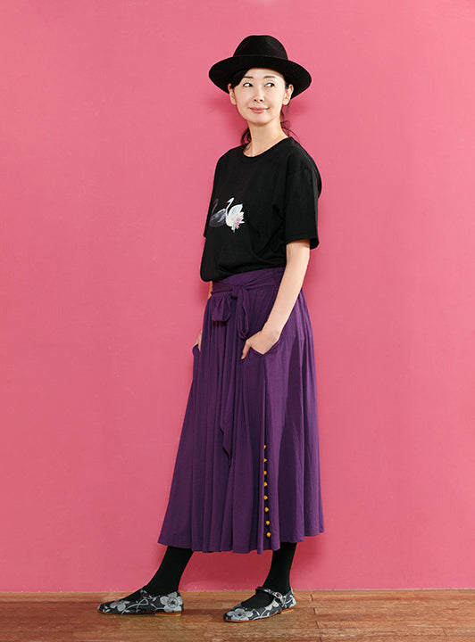 ★SALE★レーヨンサッシュリボンスカート - ROUROU | Yokohama Chinatown Asian Fashion
