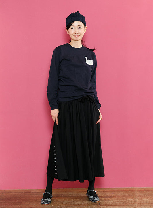 ★SALE★レーヨンサッシュリボンスカート (detail 3) - ROUROU | Yokohama Chinatown Asian Fashion