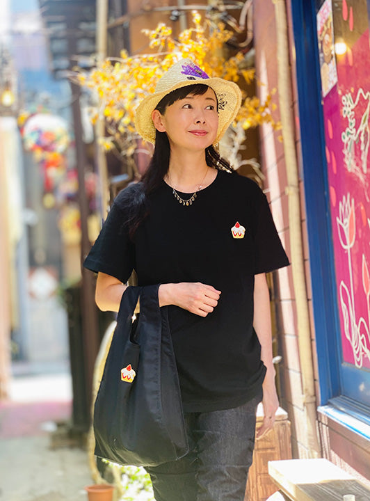 カフェモチーフ刺繍Tシャツ