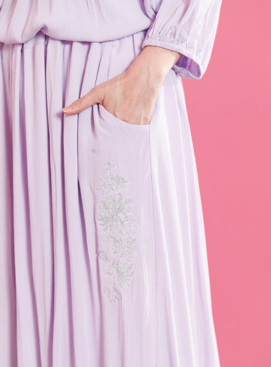 ★SALE★フラワー刺繍レーヨンヨウリュウパンツ (detail 7) - ROUROU | Yokohama Chinatown Asian Fashion