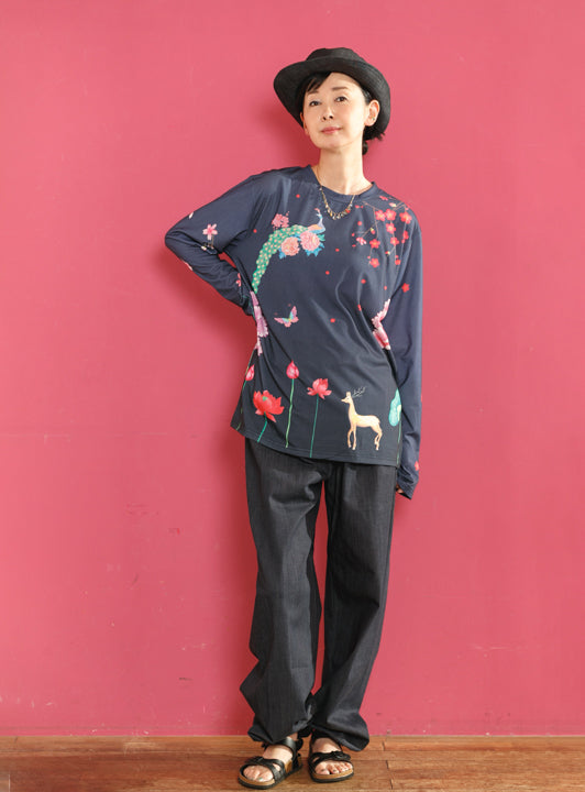 ★SALE★朧朧国ロングスリーブカットソー - ROUROU | Yokohama Chinatown Asian Fashion
