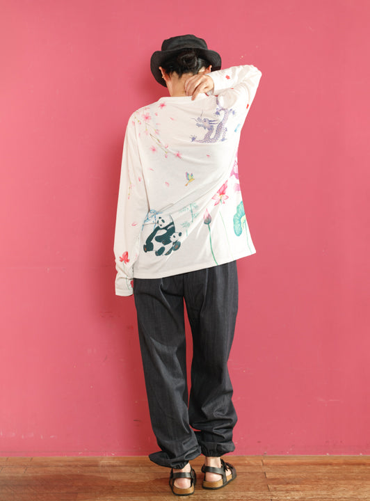★SALE★朧朧国ロングスリーブカットソー (detail 6) - ROUROU | Yokohama Chinatown Asian Fashion