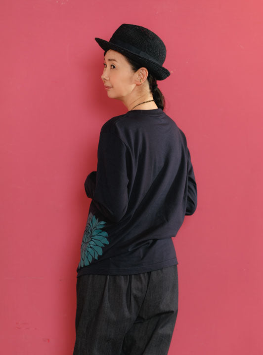 ★SALE★ダリアプリントカットソー (detail 4) - ROUROU | Yokohama Chinatown Asian Fashion