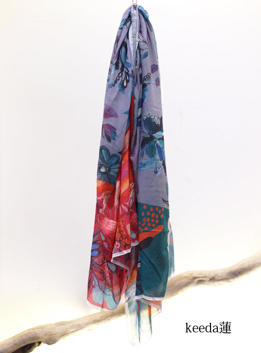 ★SALE★パッチワークプリントストール (detail 8) - ROUROU | Yokohama Chinatown Asian Fashion