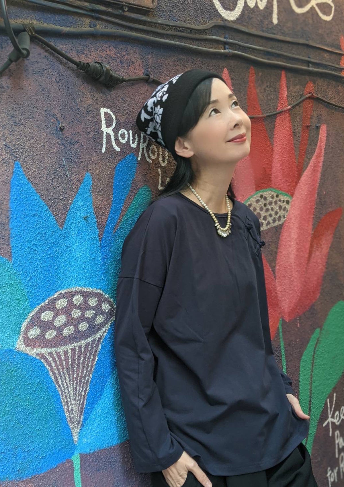 チャイナリラックスカットソー★SALE★ (detail 2) - ROUROU | Yokohama Chinatown Asian Fashion