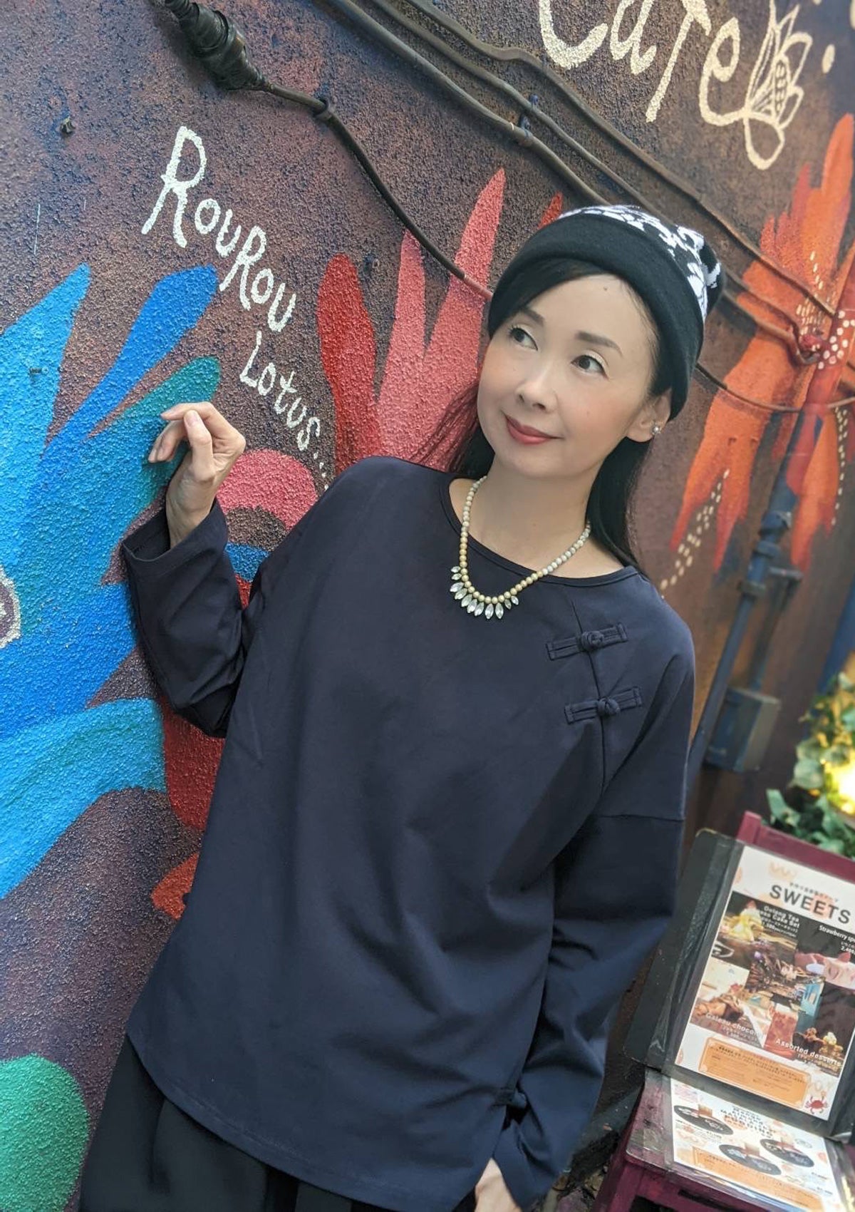 チャイナリラックスカットソー★SALE★ (detail 3) - ROUROU | Yokohama Chinatown Asian Fashion