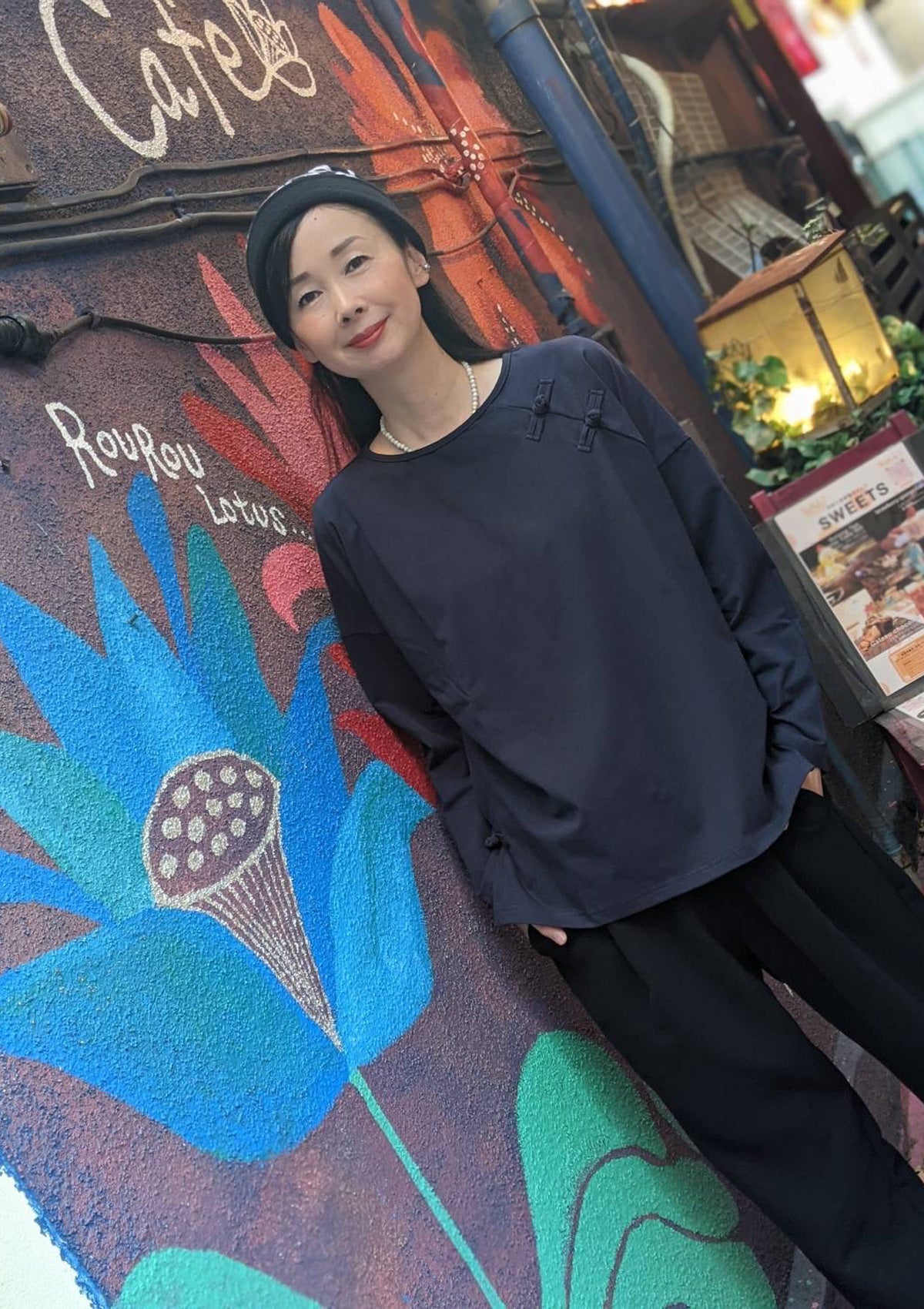 チャイナリラックスカットソー★SALE★ (detail 5) - ROUROU | Yokohama Chinatown Asian Fashion
