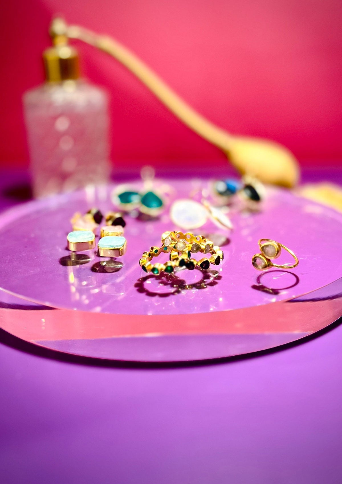 スクエアダングリングピアス★SALE★ (detail 4) - ROUROU | Yokohama Chinatown Asian Fashion