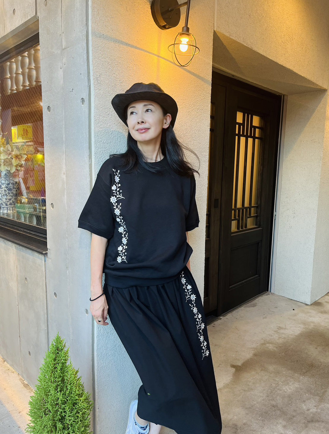 モロッコプリント裏パイルT シャツ★SALE★ (detail 4) - ROUROU | Yokohama Chinatown Asian Fashion