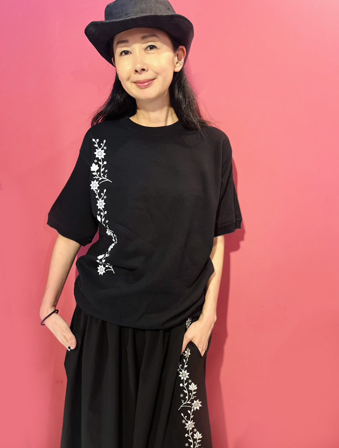 モロッコプリント裏パイルT シャツ★SALE★ (detail 6) - ROUROU | Yokohama Chinatown Asian Fashion