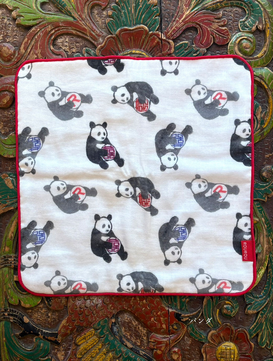 ROUROU Printed Gauze Handkerchief Towel