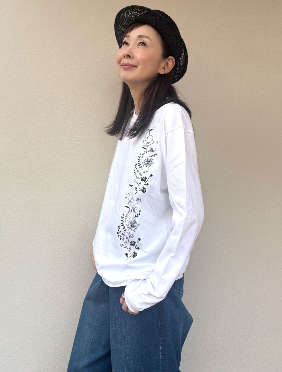 ロータスレースプリント長袖Tシャツ 2026SS | ROUROU Lotus Room