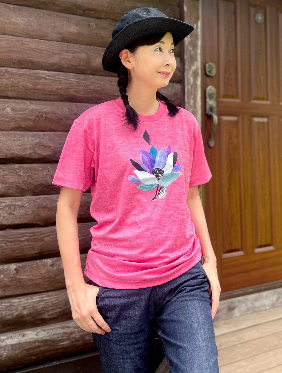 キーダフラワードライTシャツ