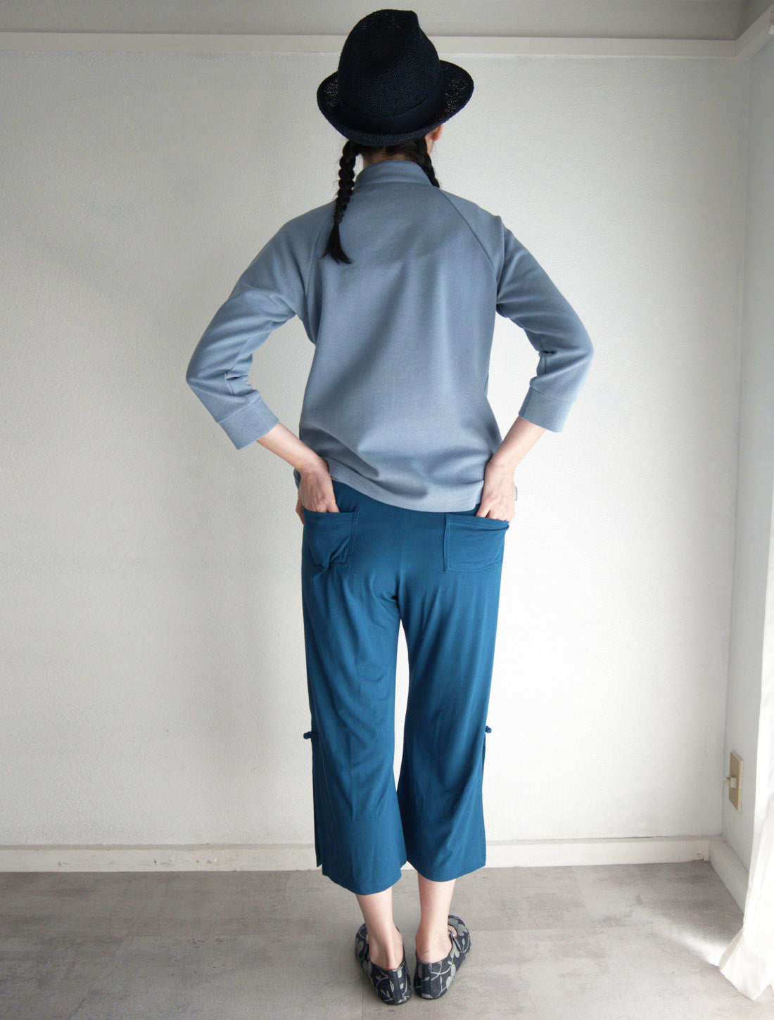 チャイナスリットパンツ