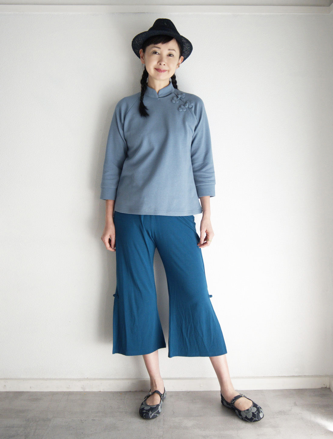 チャイナスリットパンツ