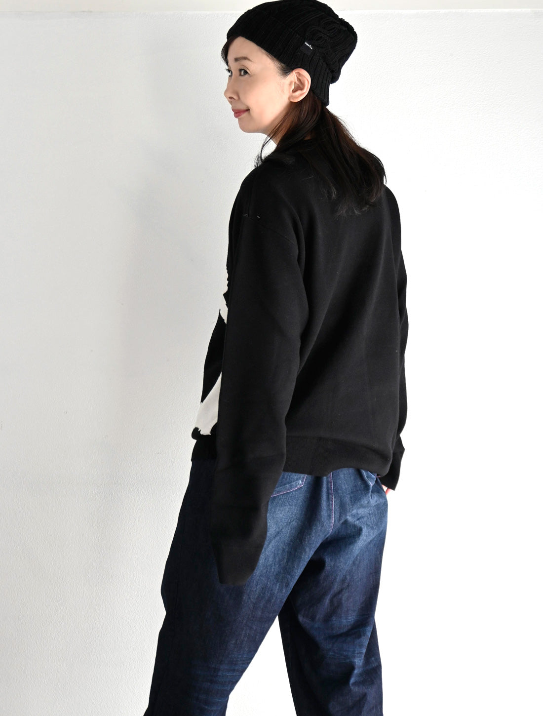 パンダジャカードニットプルオーバー