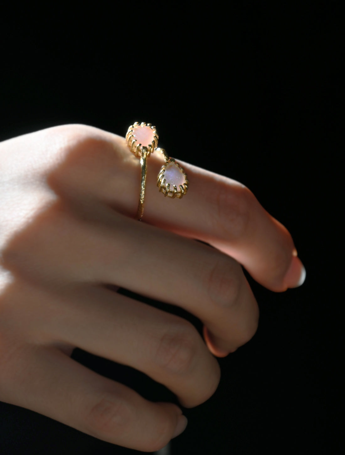 ダブルティアドロップリング