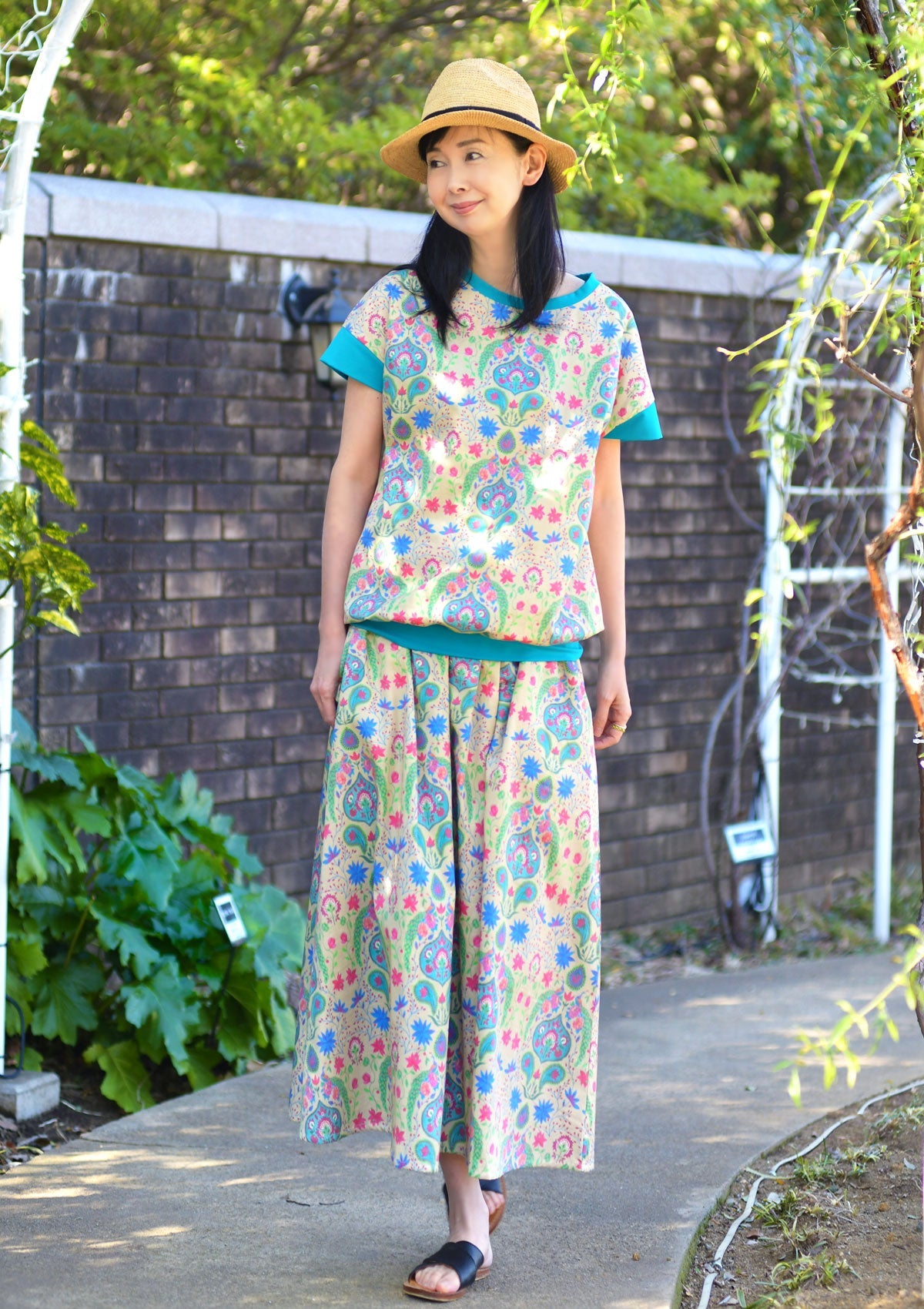 ピーコックフラワーカットソー★SALE★ (detail 2) - ROUROU | Yokohama Chinatown Asian Fashion