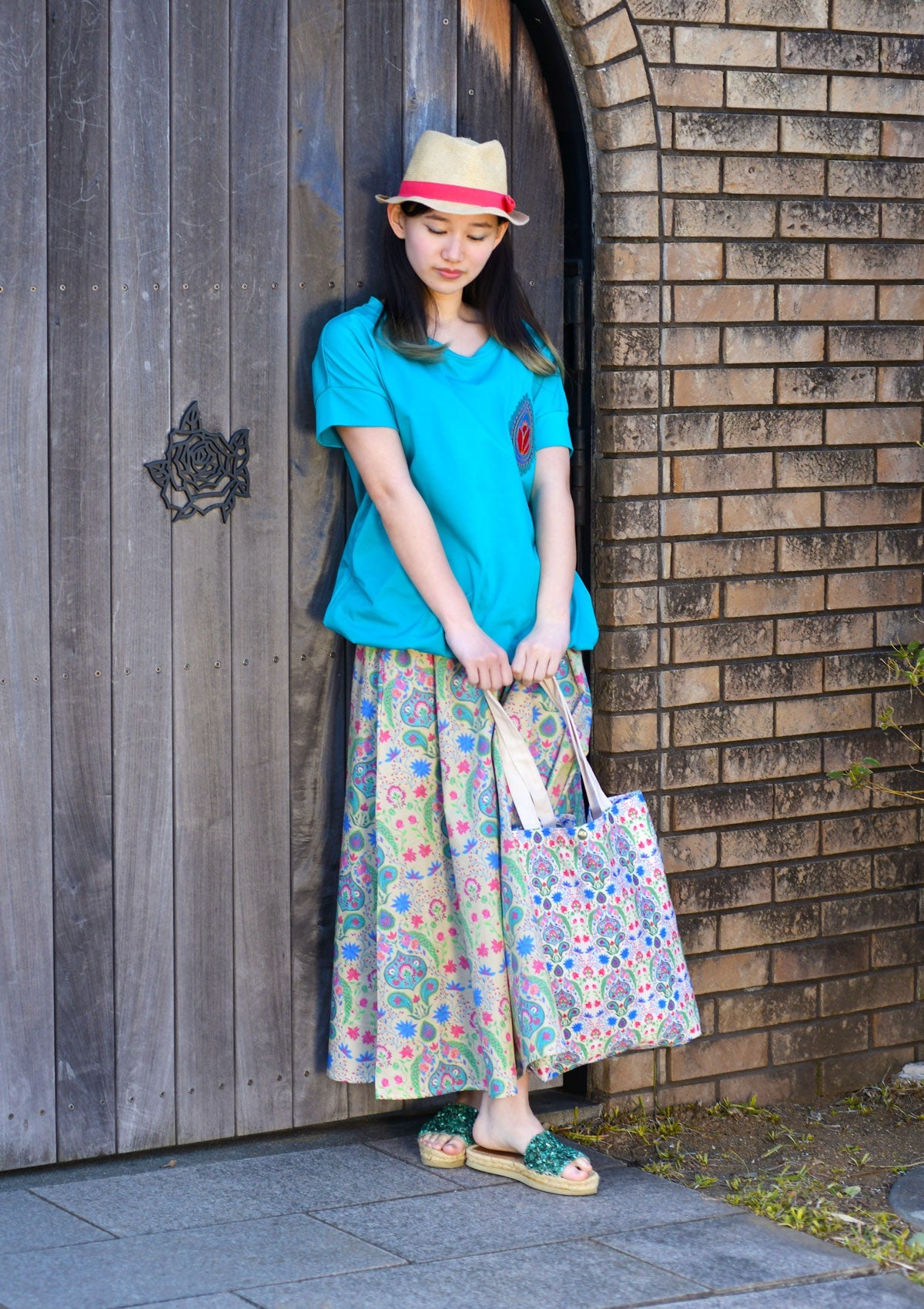 ティアドロップロータス刺繍カットソー★SALE★ (detail 2) - ROUROU | Yokohama Chinatown Asian Fashion