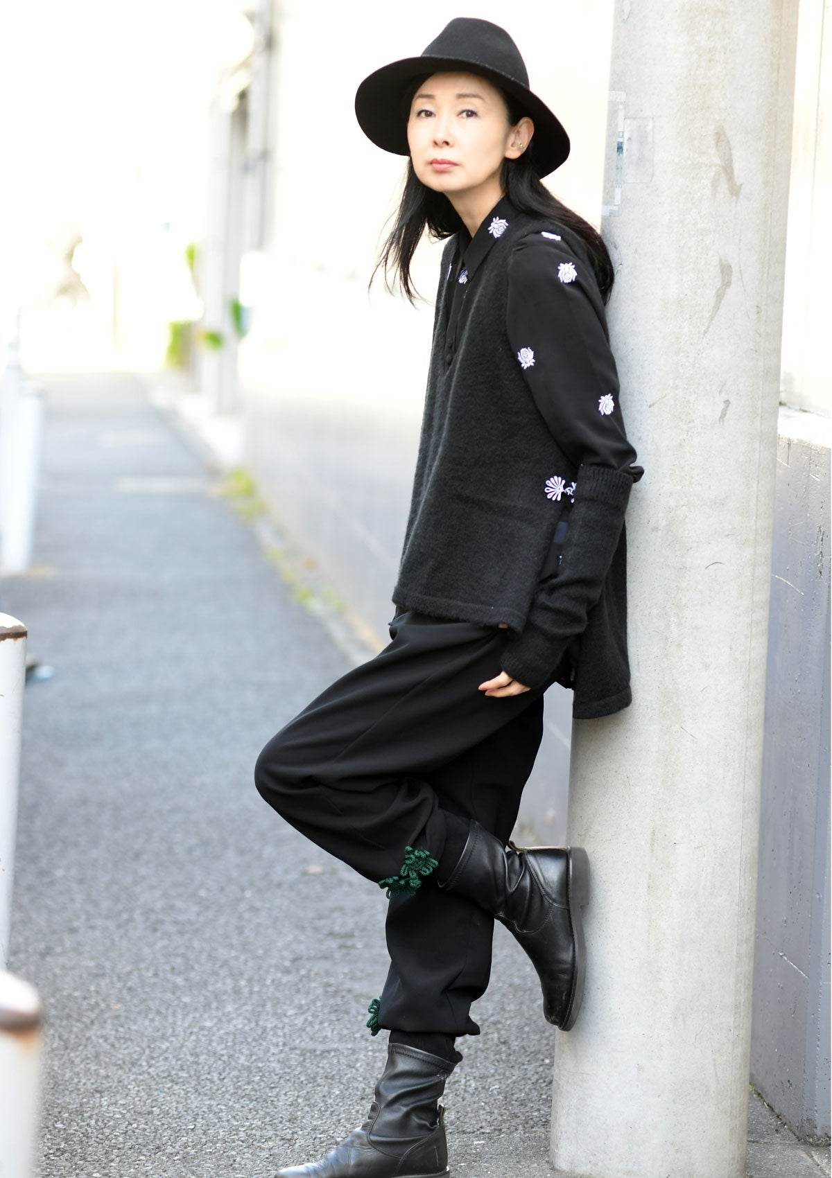 モヘア混ニットアームウォーマー★SALE★ (detail 7) - ROUROU | Yokohama Chinatown Asian Fashion