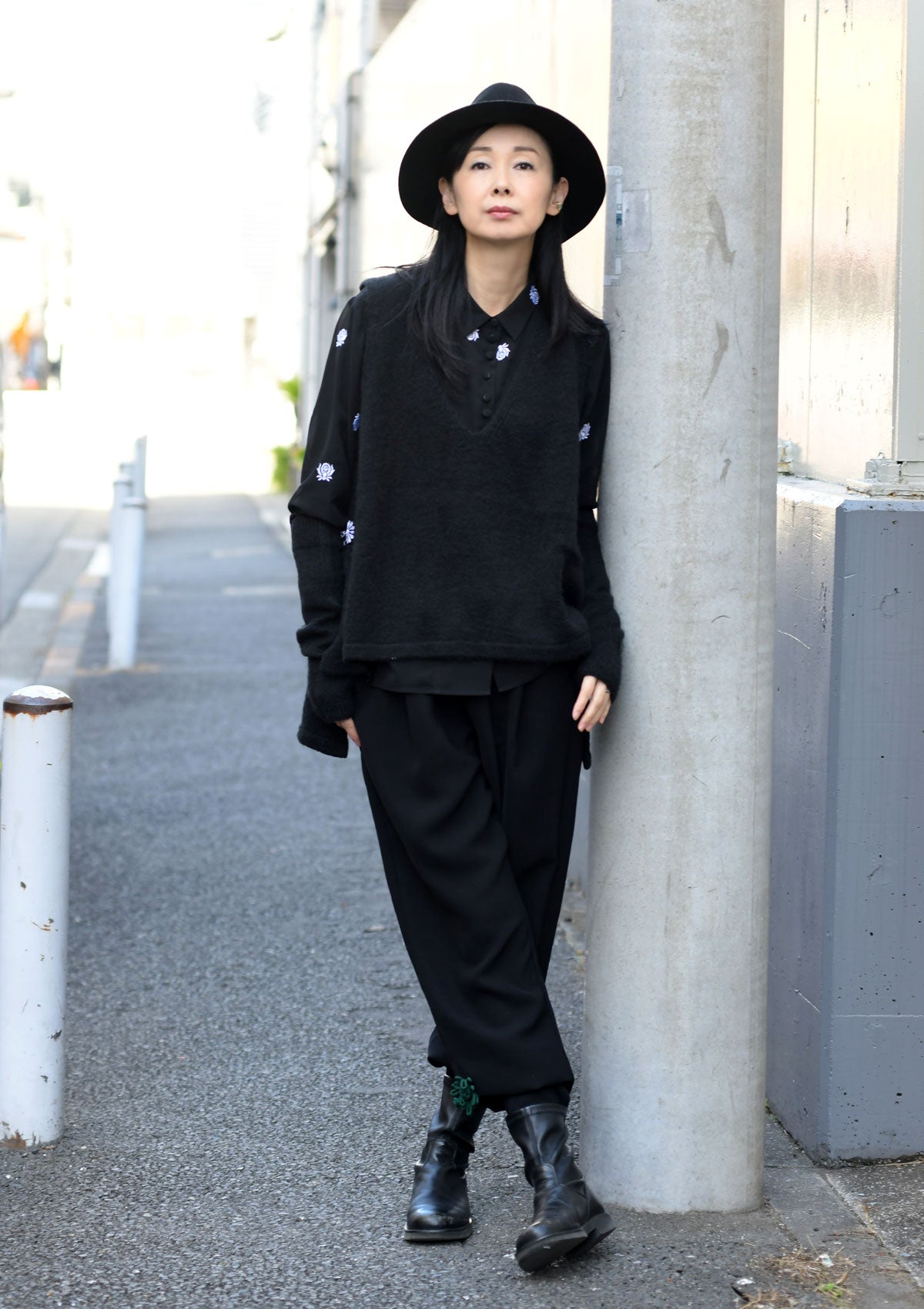 モヘア混ニットアームウォーマー★SALE★ (detail 6) - ROUROU | Yokohama Chinatown Asian Fashion
