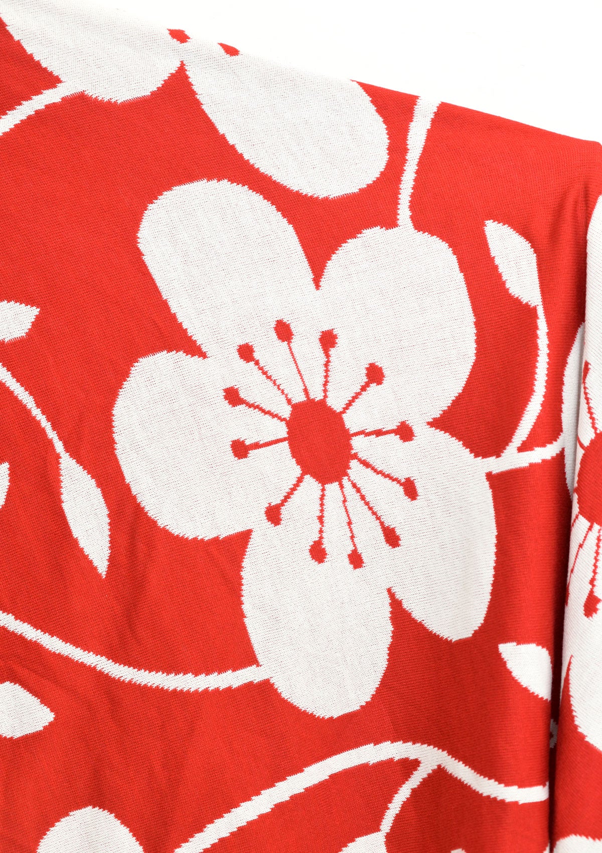 梅唐草ジャカードニットストール★SALE★ (detail 6) - ROUROU | Yokohama Chinatown Asian Fashion