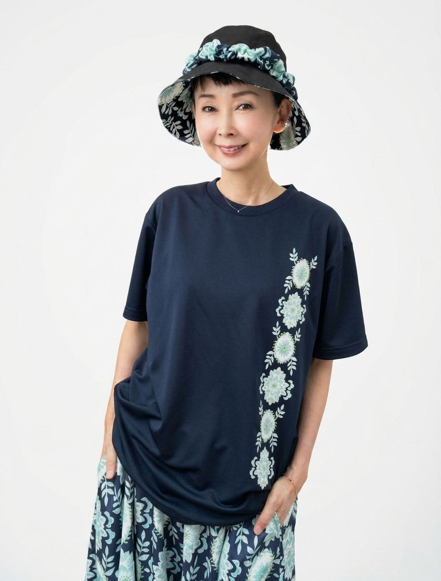 Lotus Paisley Dry T-shirt★SALE★