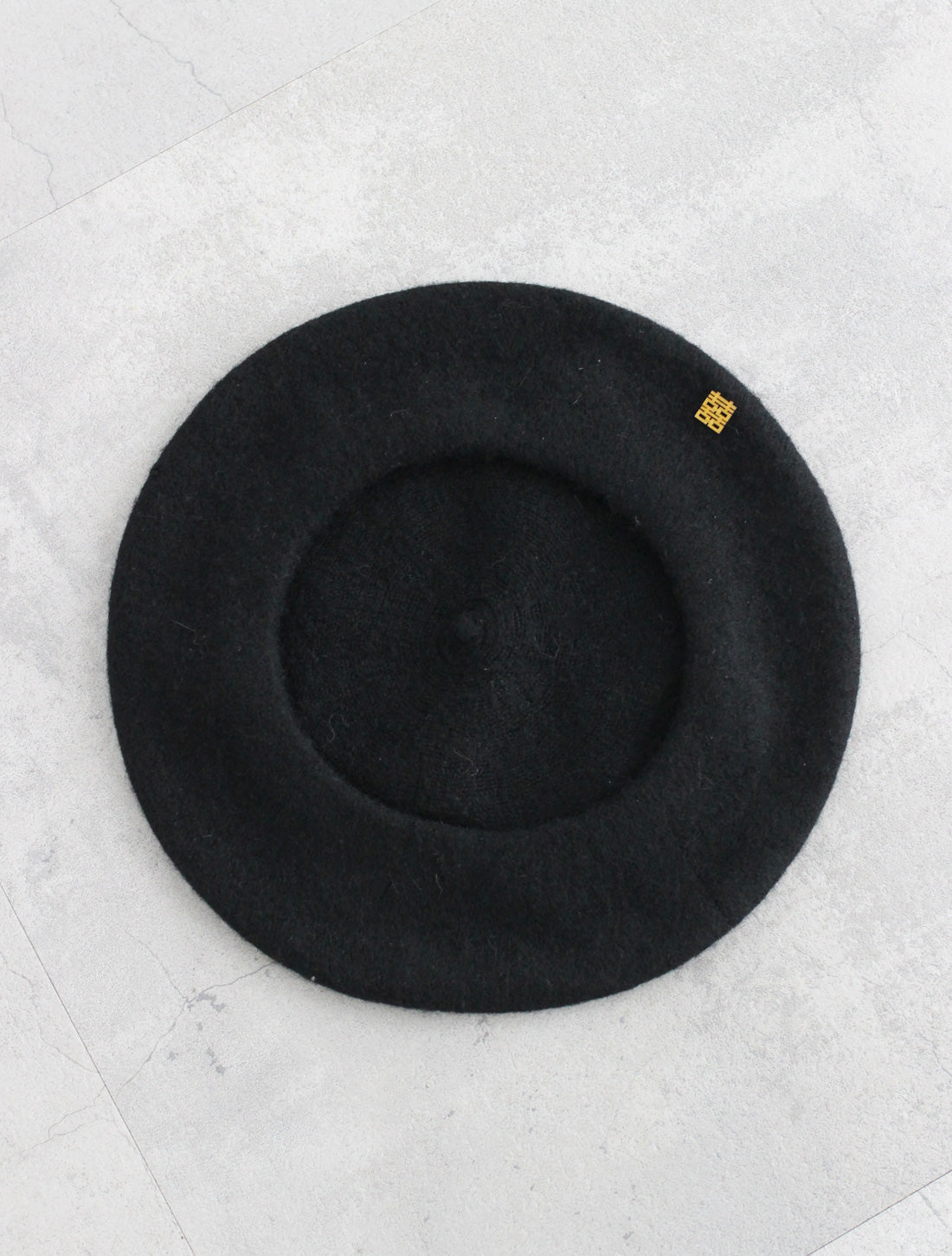 ダブルハピネスコンチョ付きベレー帽