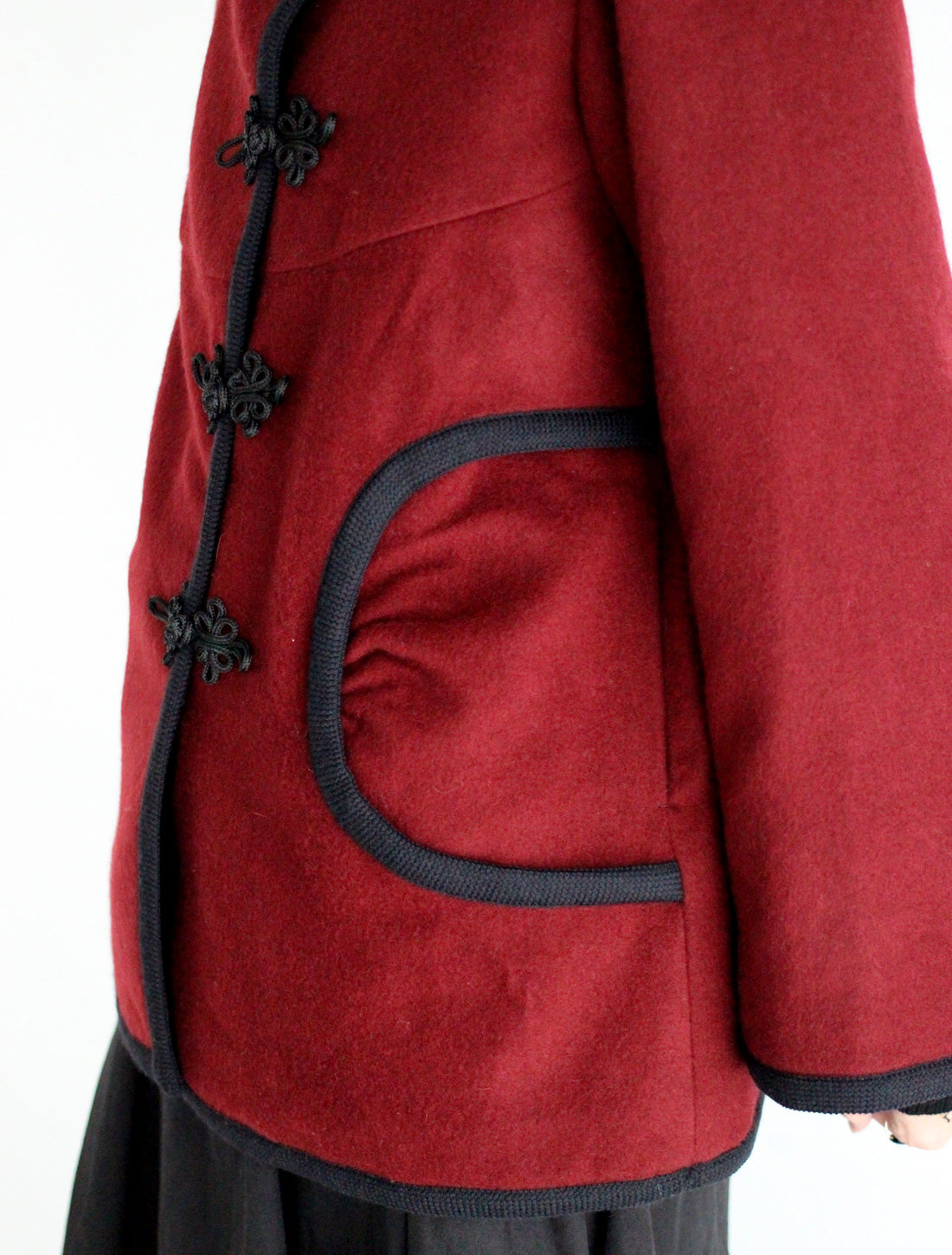 【25周年】チャイナ釦ショートコート