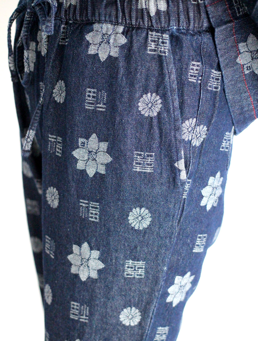 【25周年】福モノグラムジャカードデニムパンツ※予約