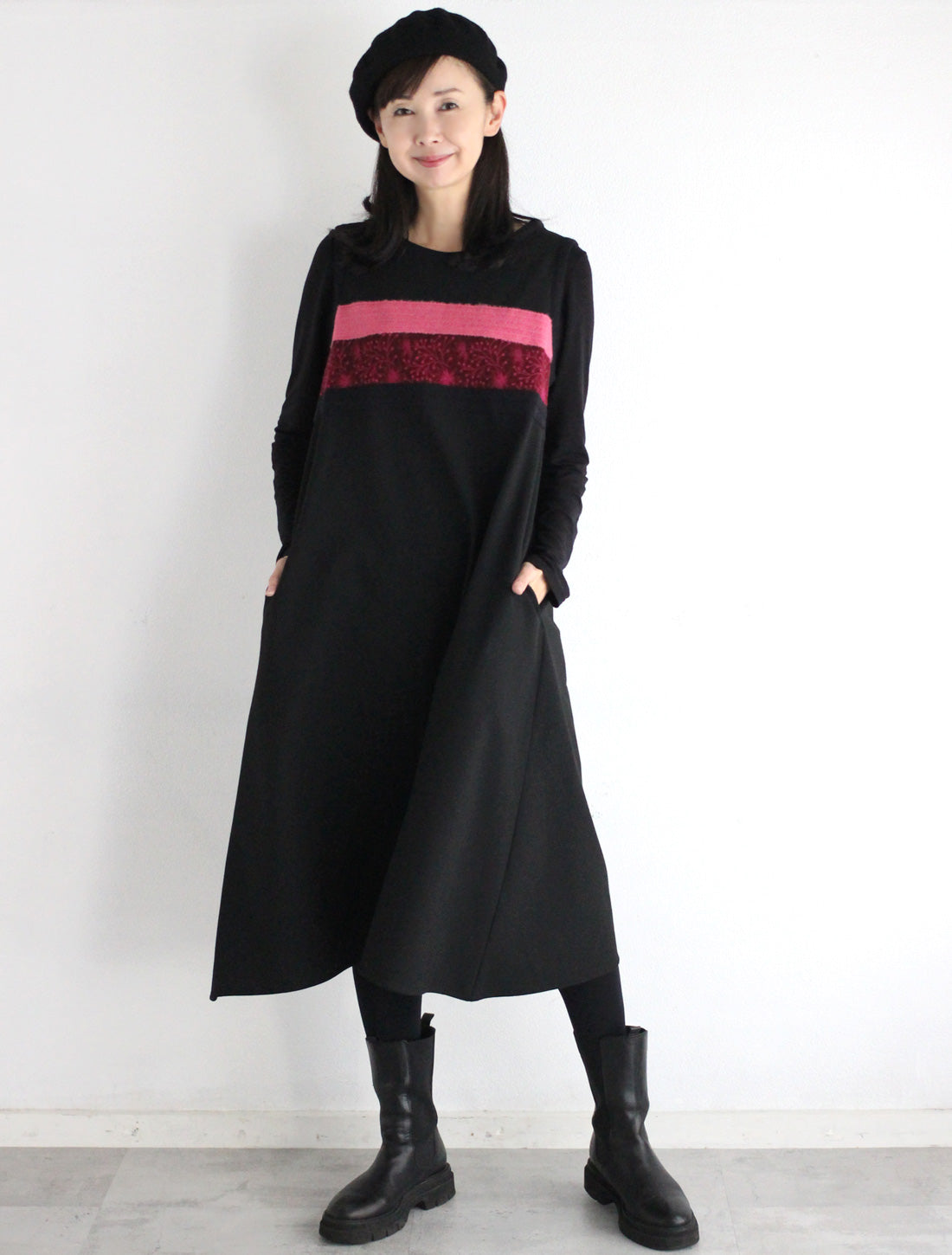 【25周年】ニードルパンチリボンテープワンピース