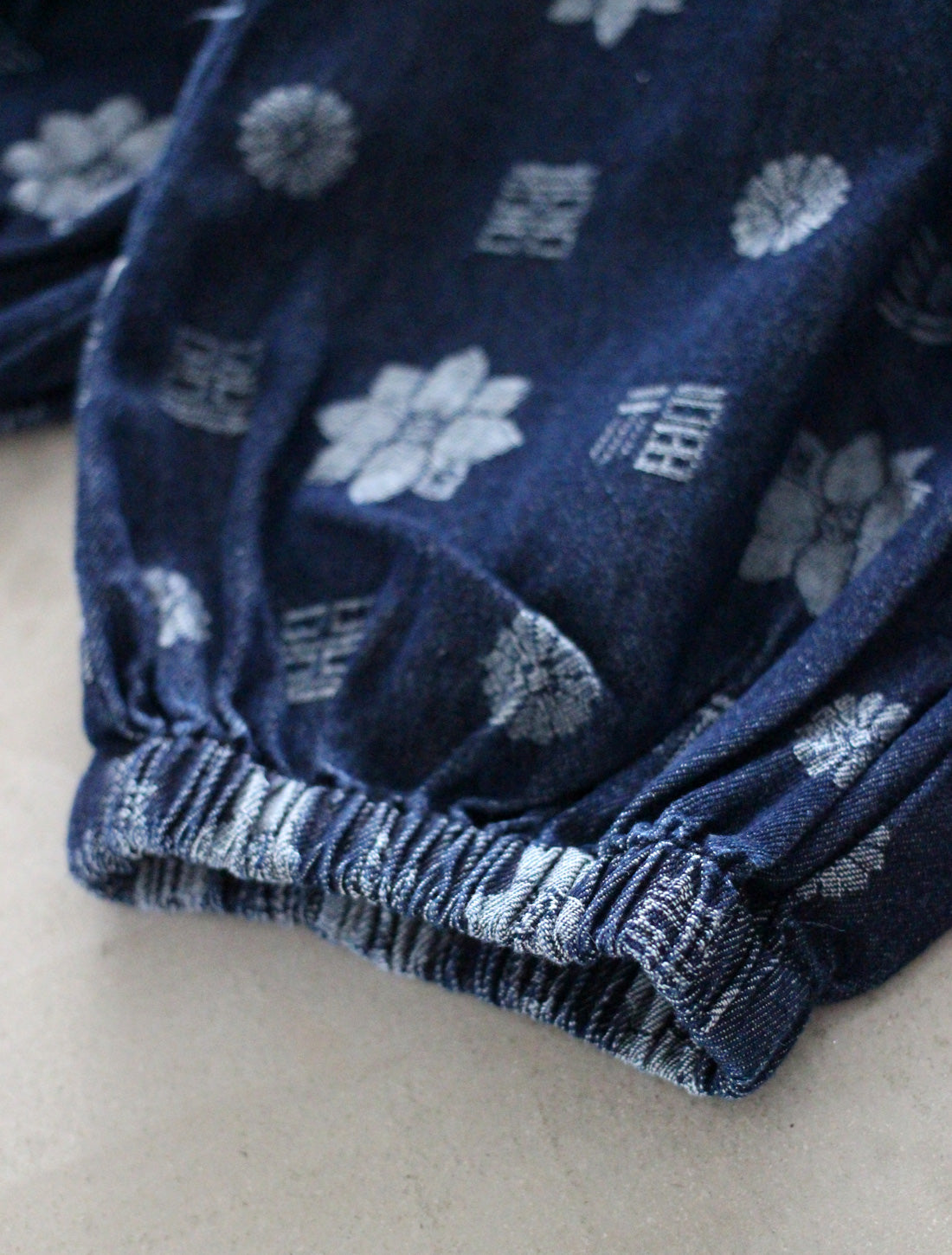 【25周年】福モノグラムジャカードデニムパンツ※予約