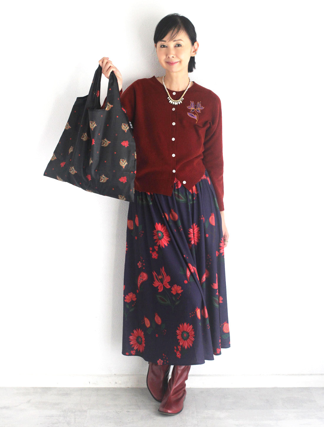 カラフルプリントエコバッグ3 (クリックポスト)