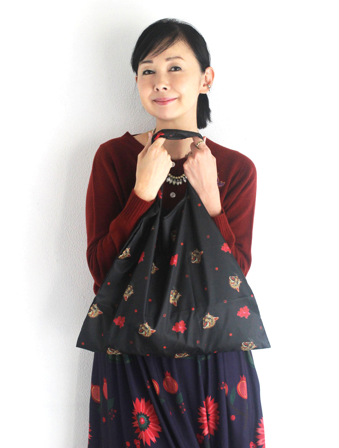 カラフルプリントエコバッグ3 (クリックポスト)