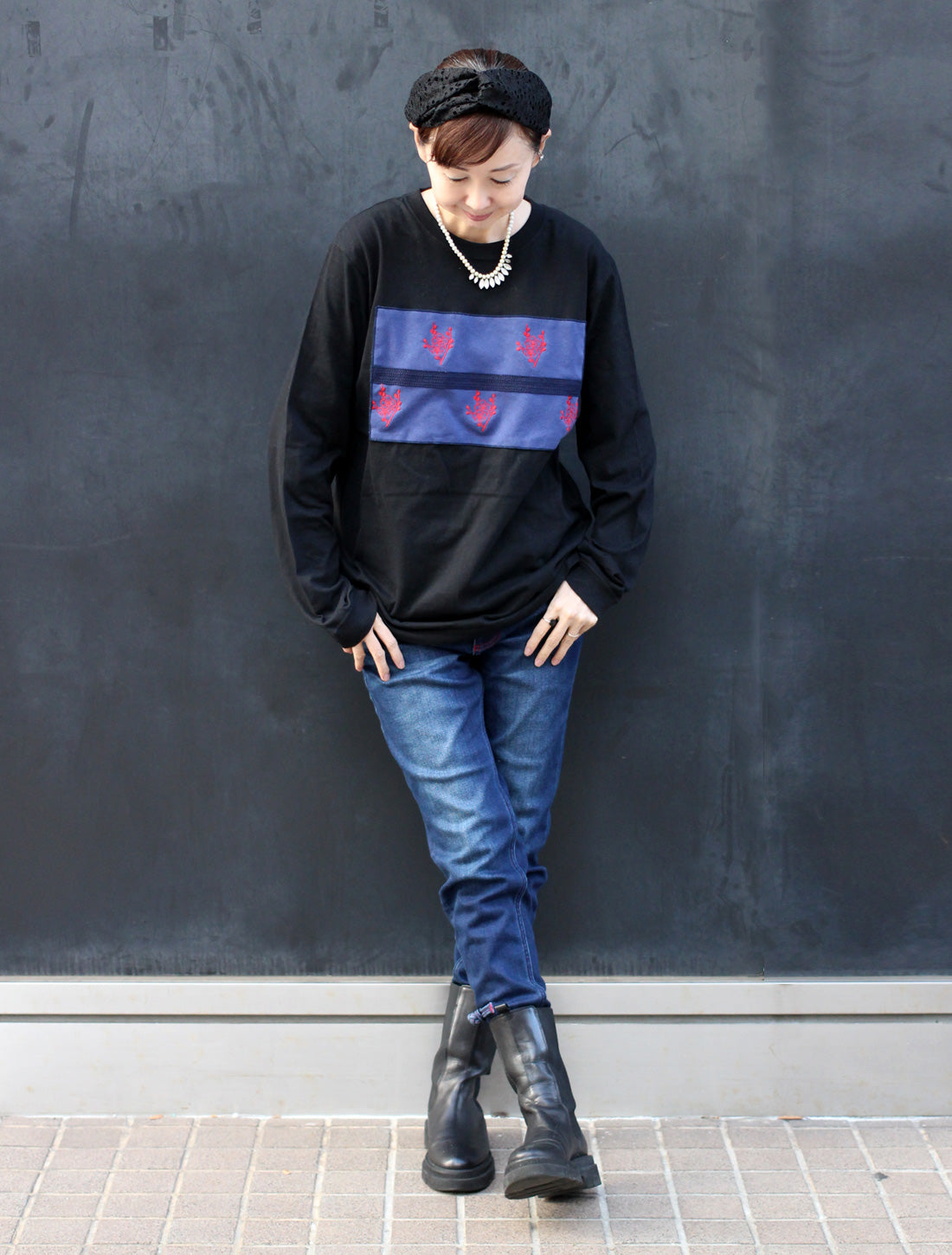 テーパードチャイナジーンズ