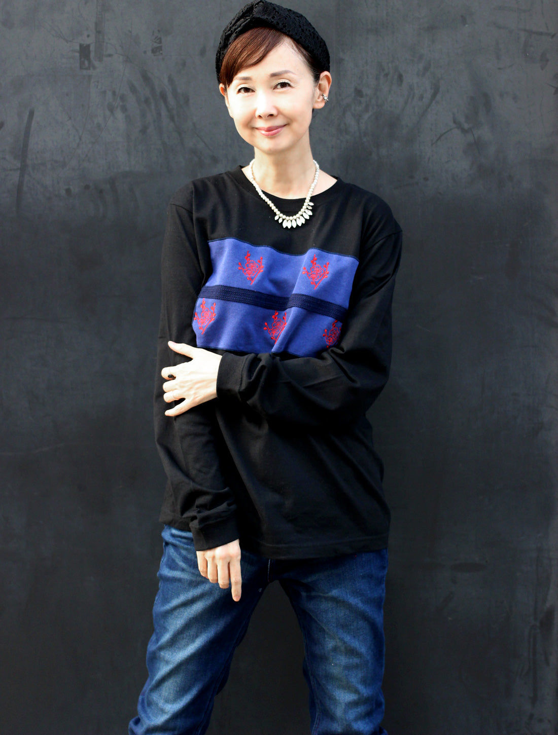 テーパードチャイナジーンズ