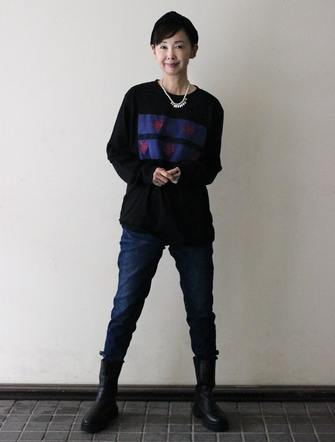 テーパードチャイナジーンズ