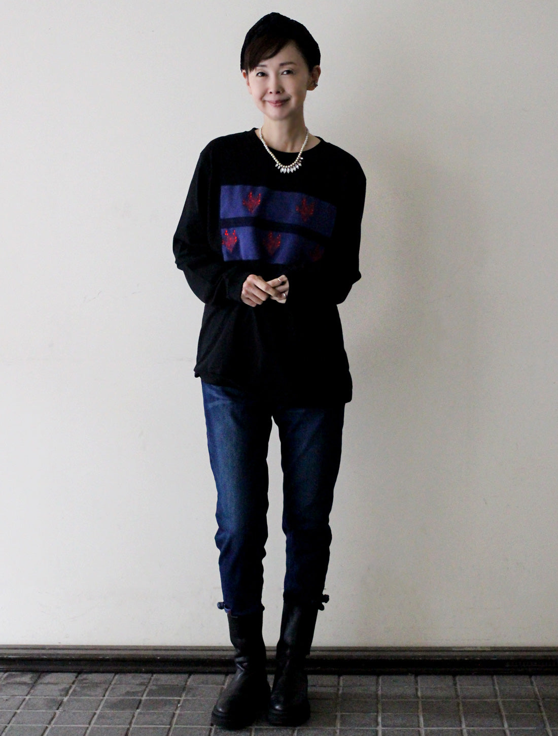 テーパードチャイナジーンズ