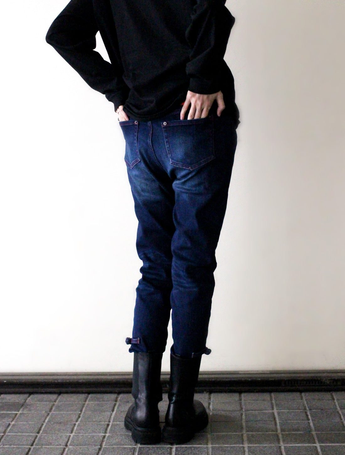 テーパードチャイナジーンズ