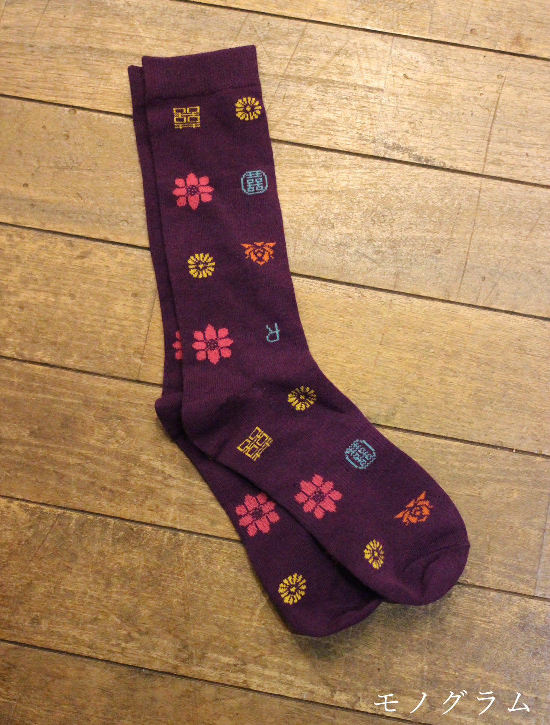 ジャカードソックス