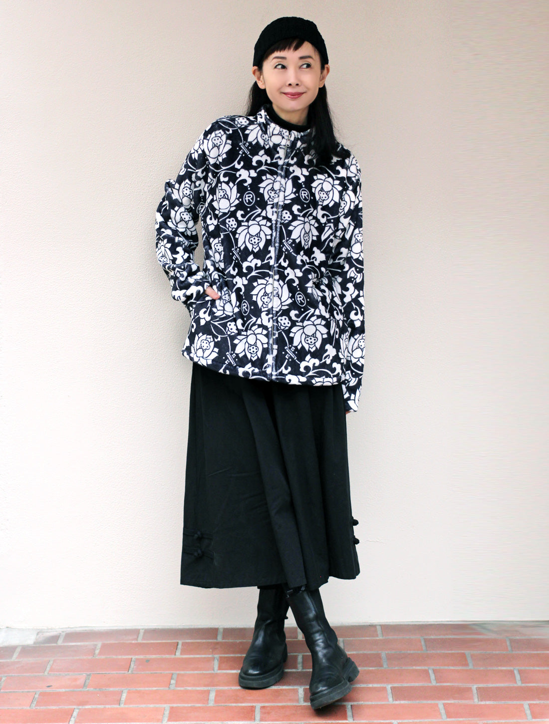 蓮唐草フリース