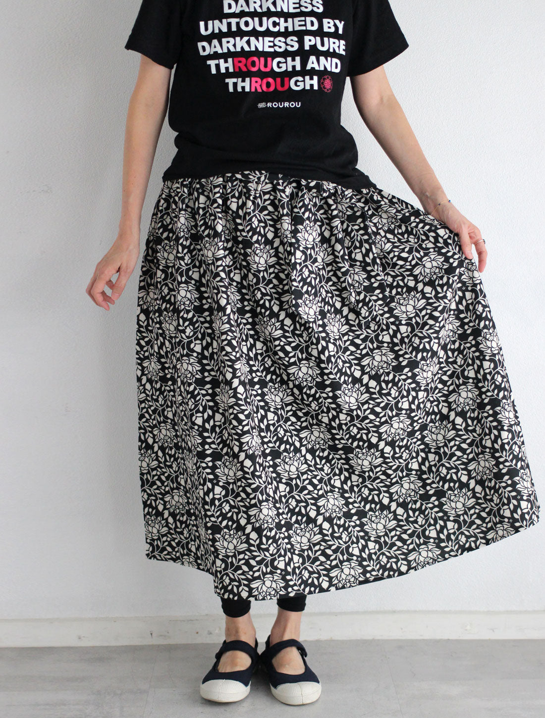 LOTUS Arabesque Skirt with Sash Belt