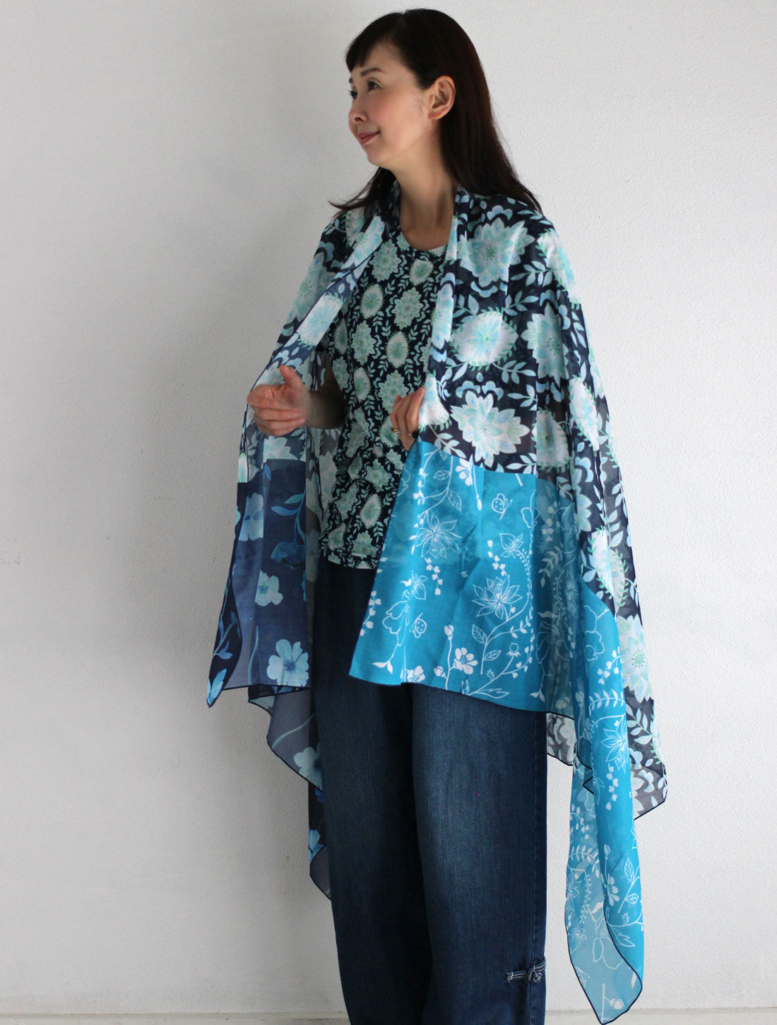 Patchwork Print Stole 3