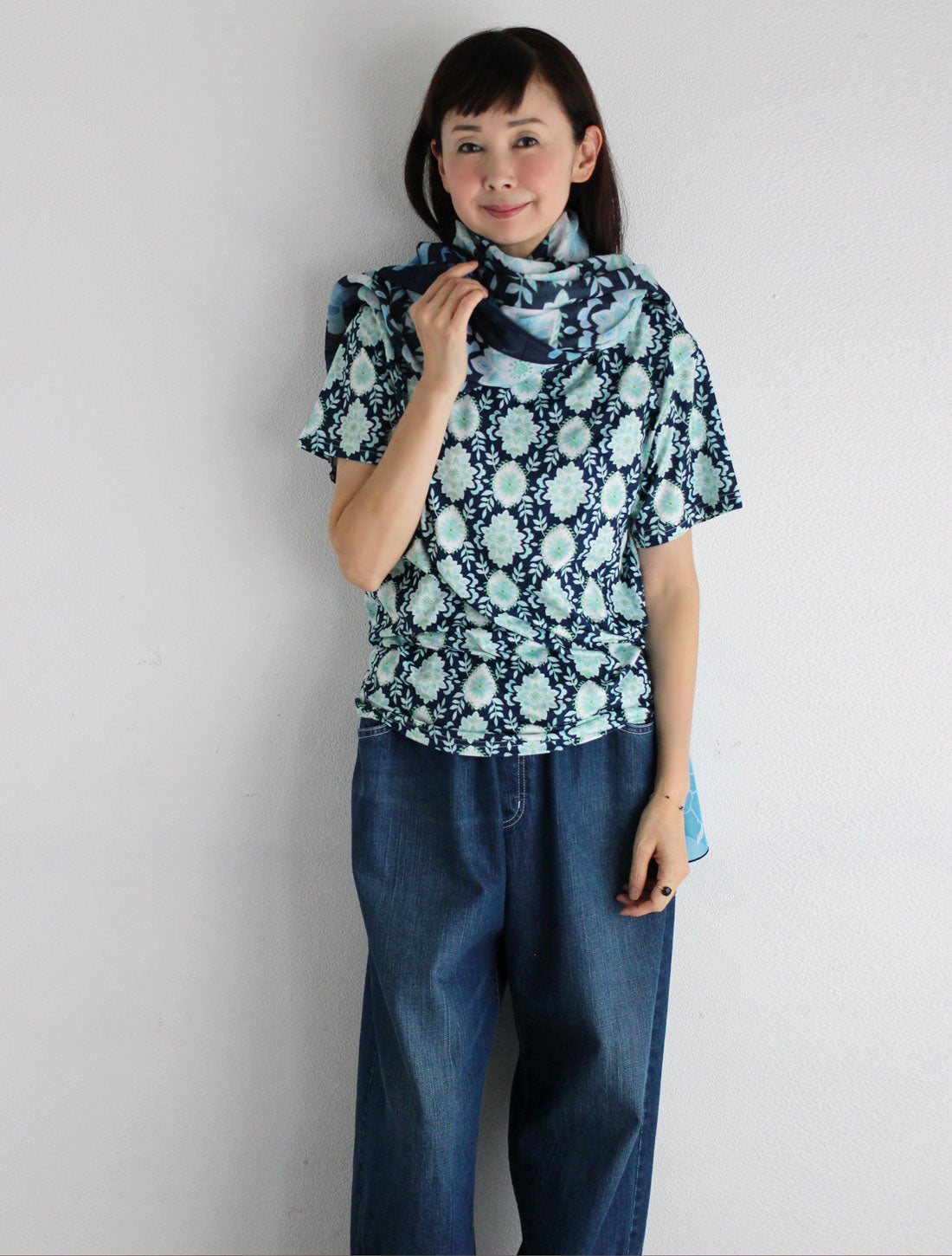 Patchwork Print Stole 3