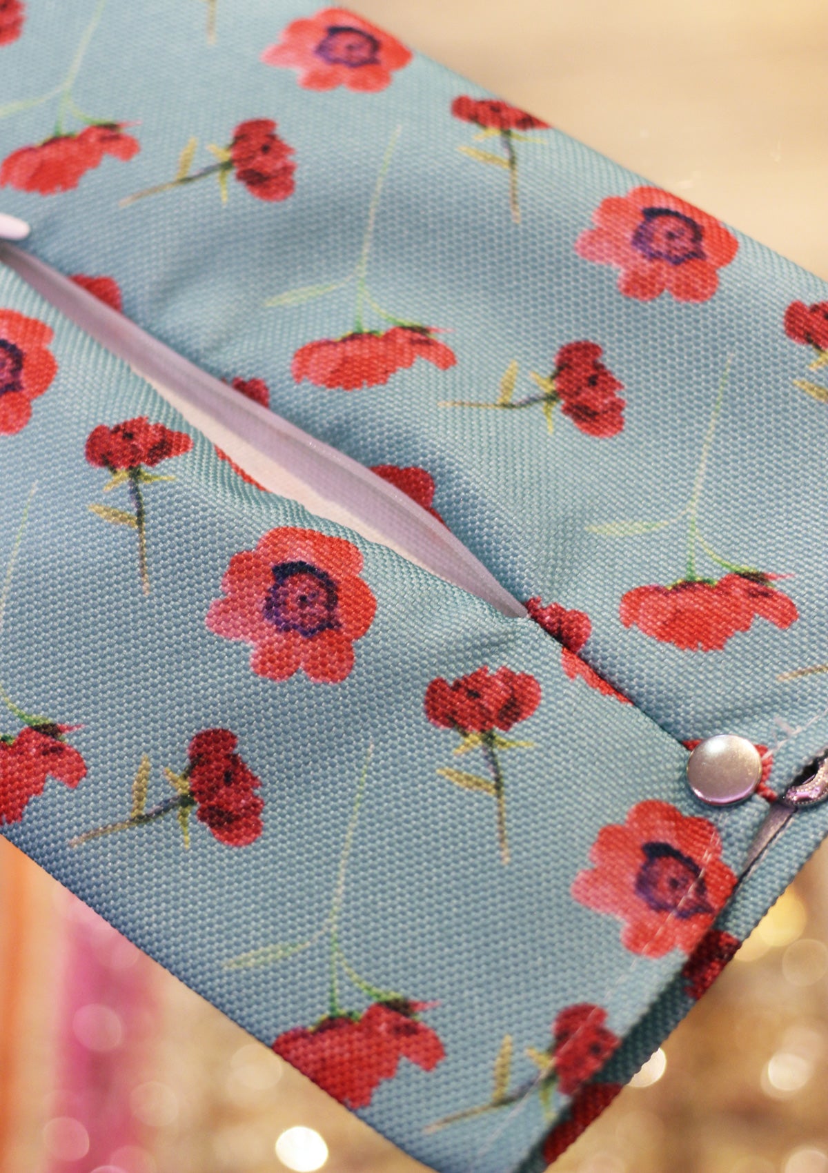 カラフルプリントティッシュケース