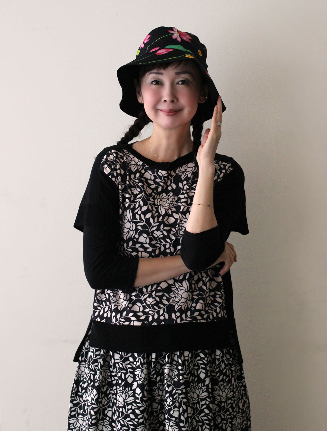 ROUROU Print Dress