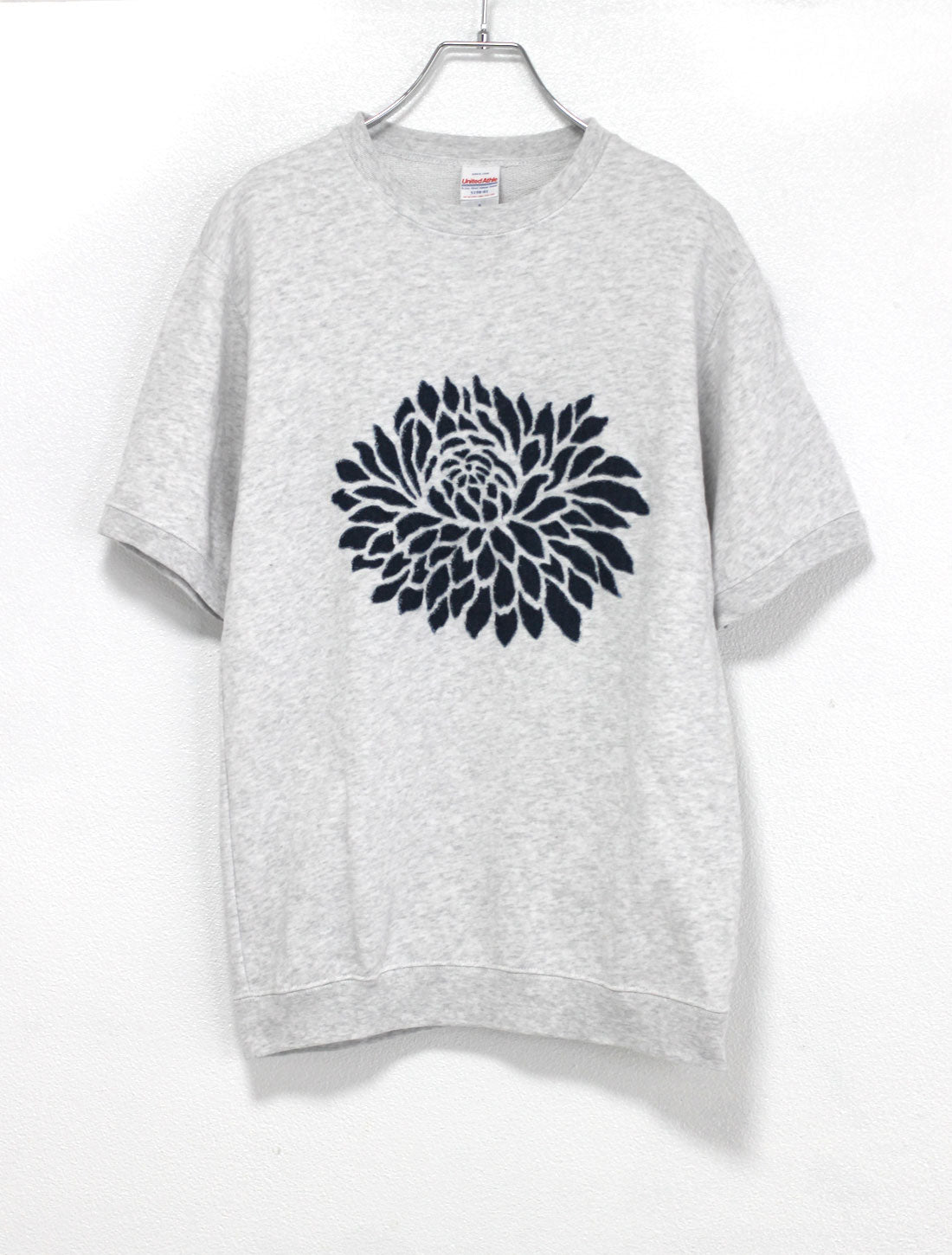ダリアボンディングプリントパイルTシャツ