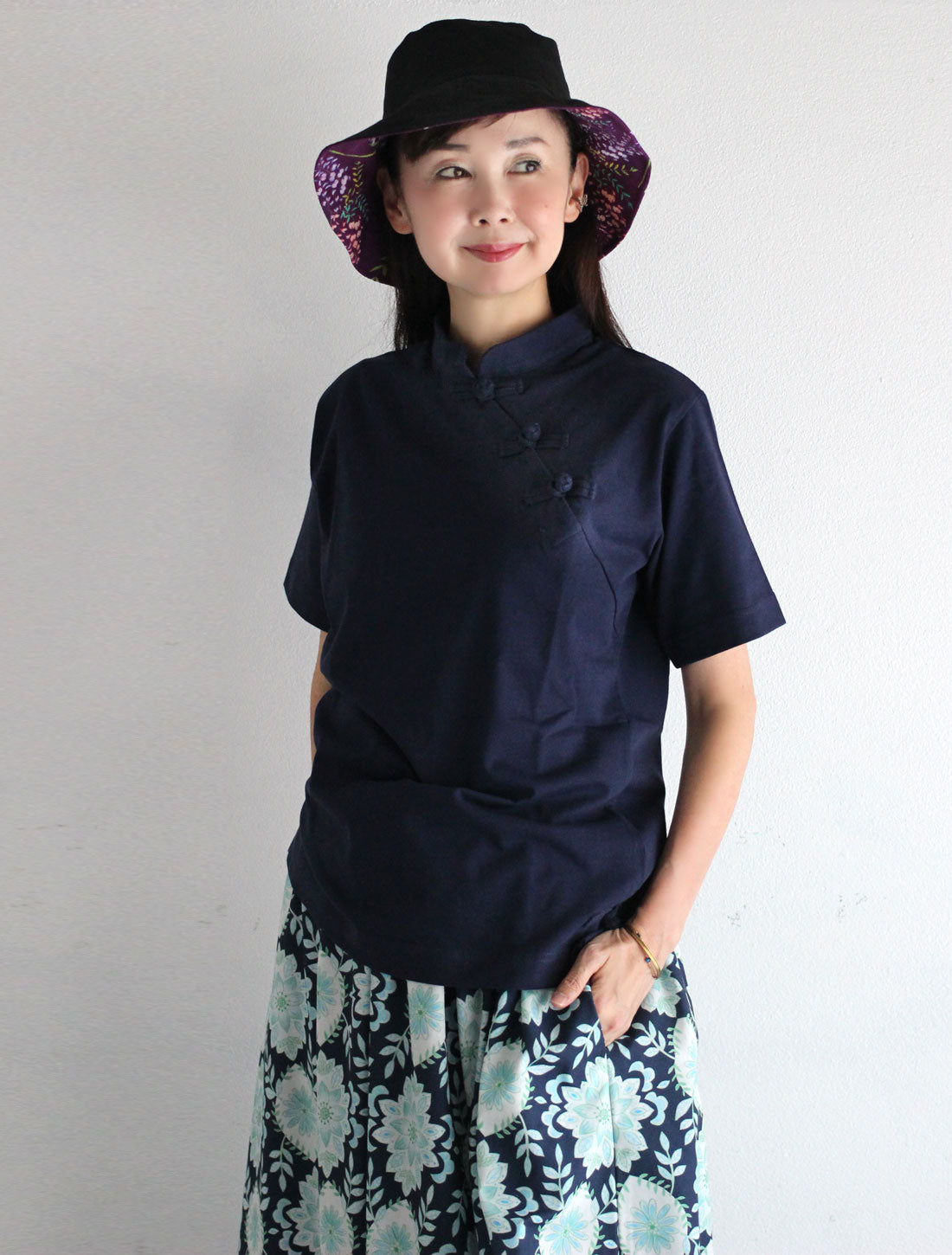 リラックスアオザイTシャツ