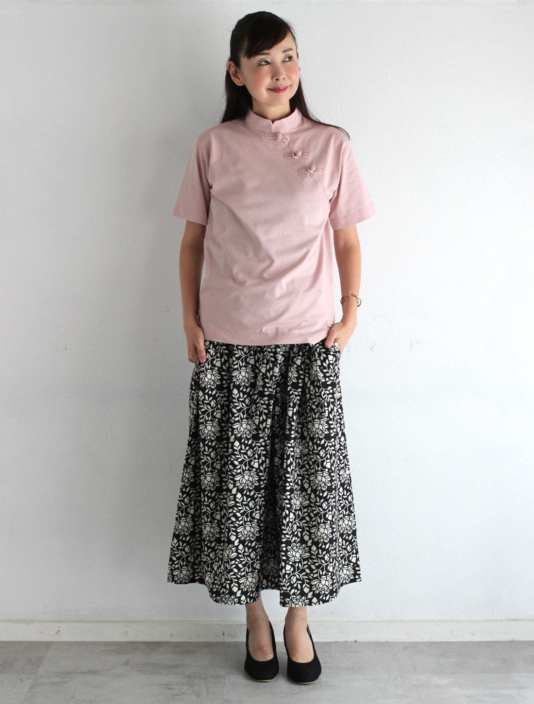 リラックスアオザイTシャツ