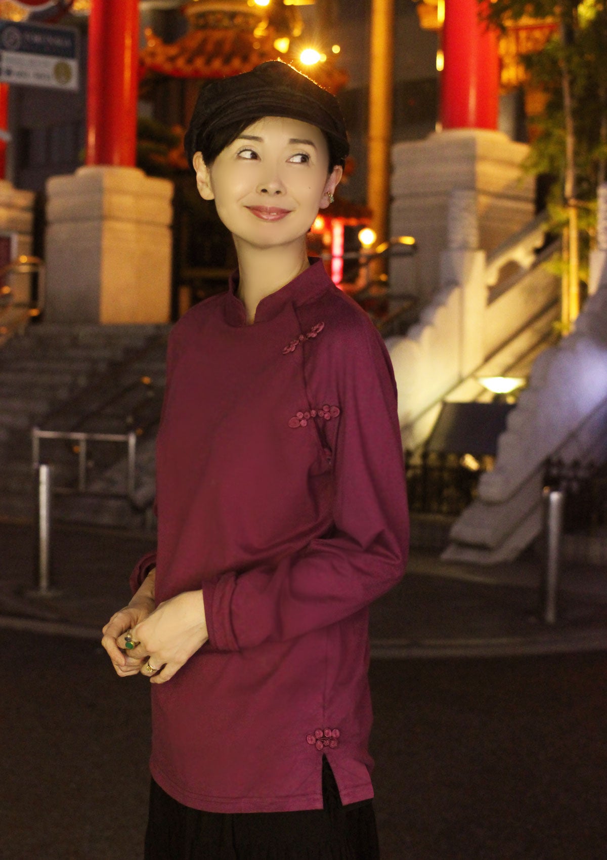 アオザイカットソー - ROUROU | Yokohama Chinatown Asian Fashion